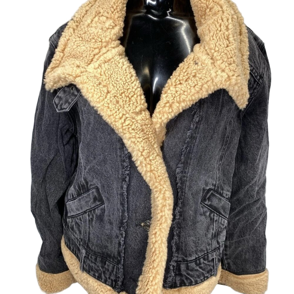 We The Free Rylee Denim Moto Jacket Women’s